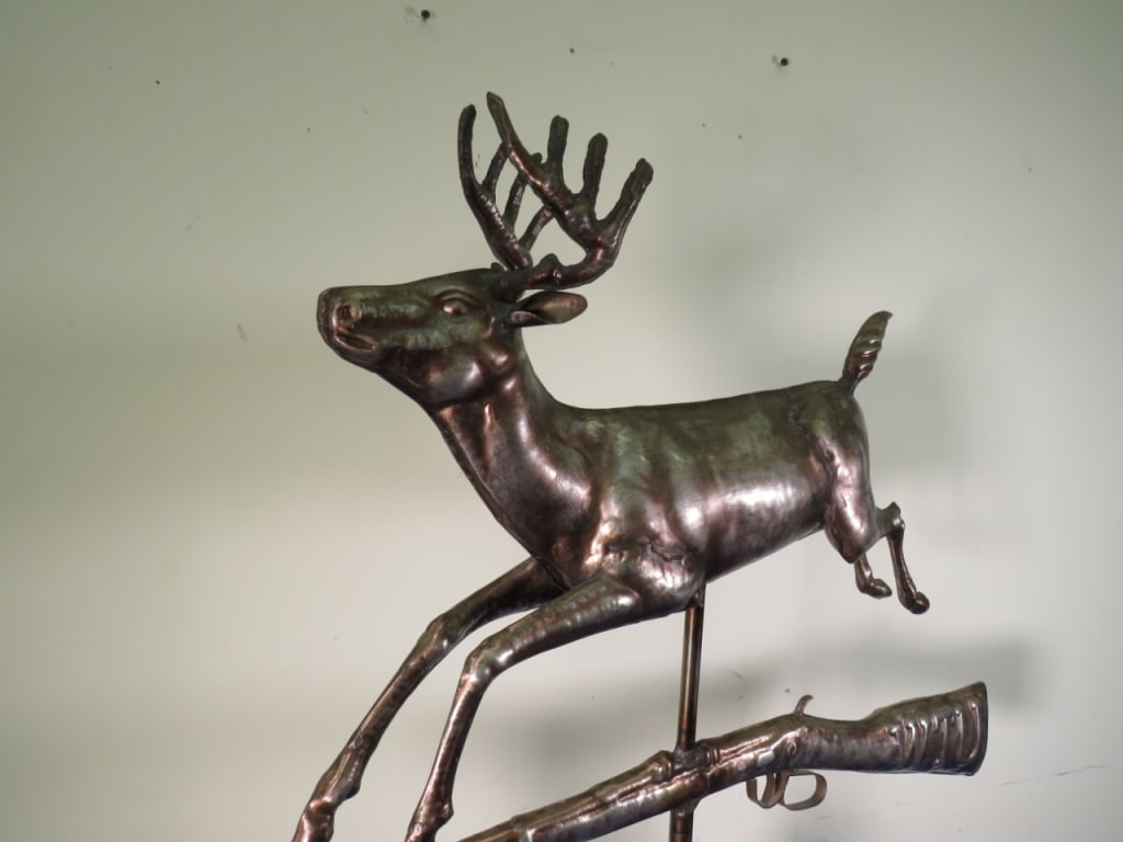 WTU Deer/Gun Weathervane - 4