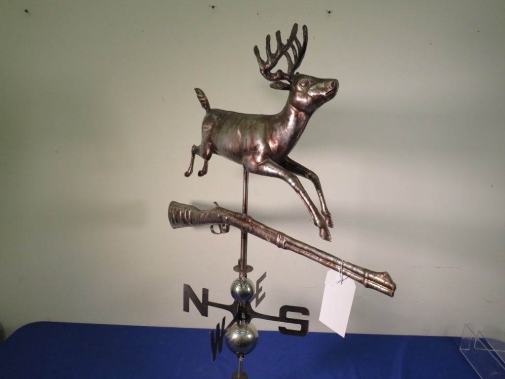 WTU Deer/Gun Weathervane - 5