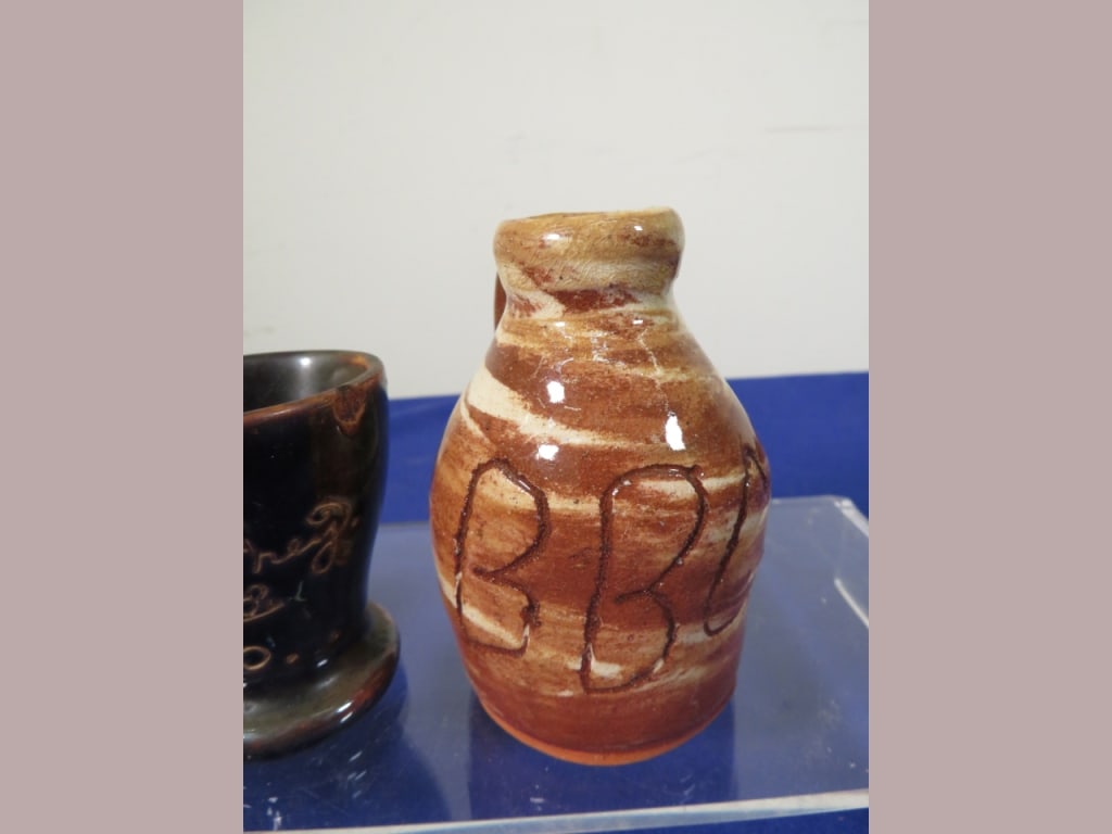 3-Misc. Redware Pcs - 2