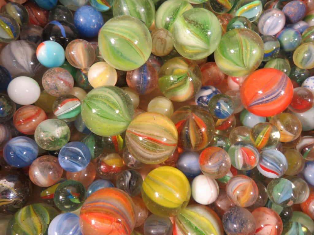2-Boxes Misc. Marbles - 8