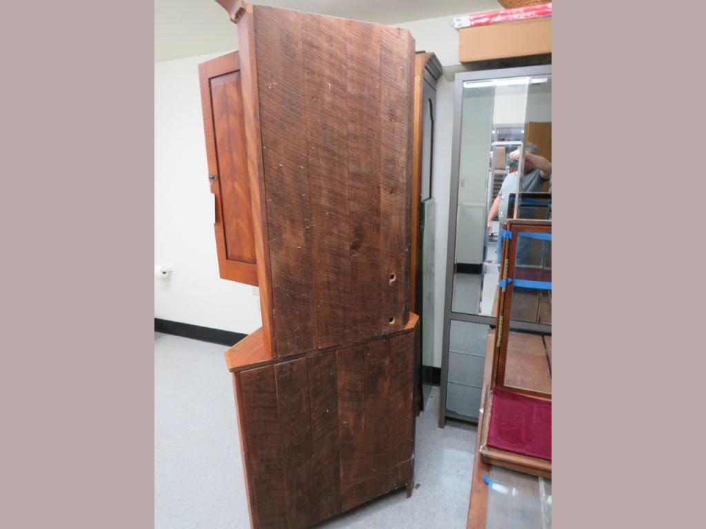 2 pc.Painted Corner Cupboard - 5