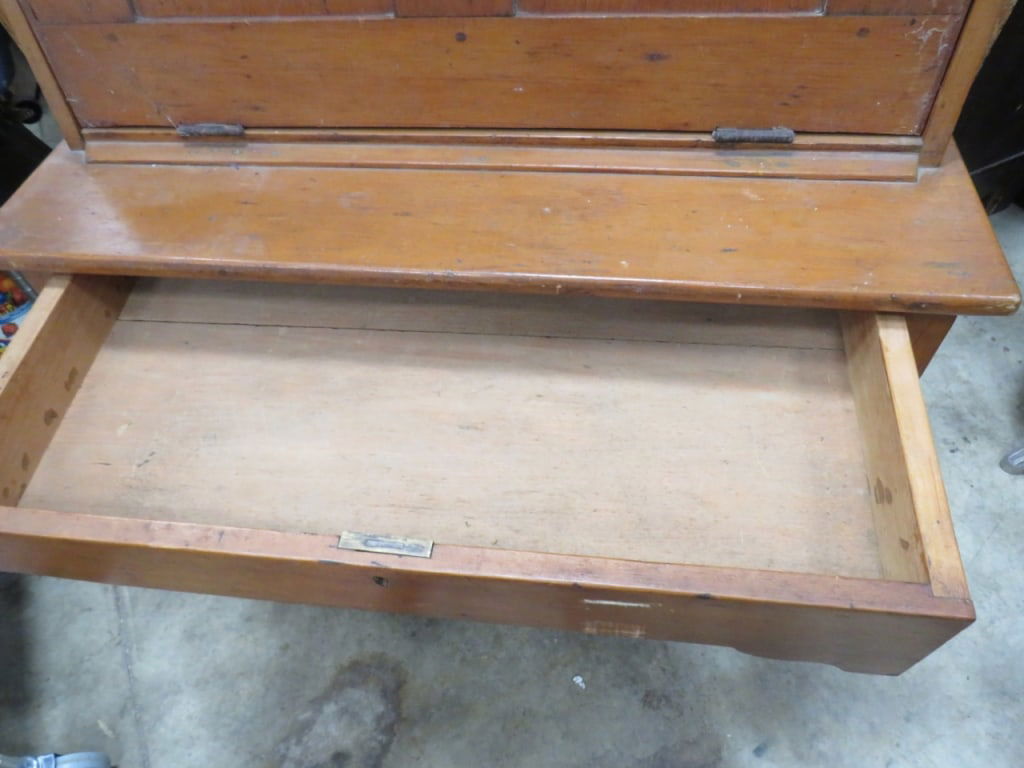 Early Pine Dropfront Secretary - 3