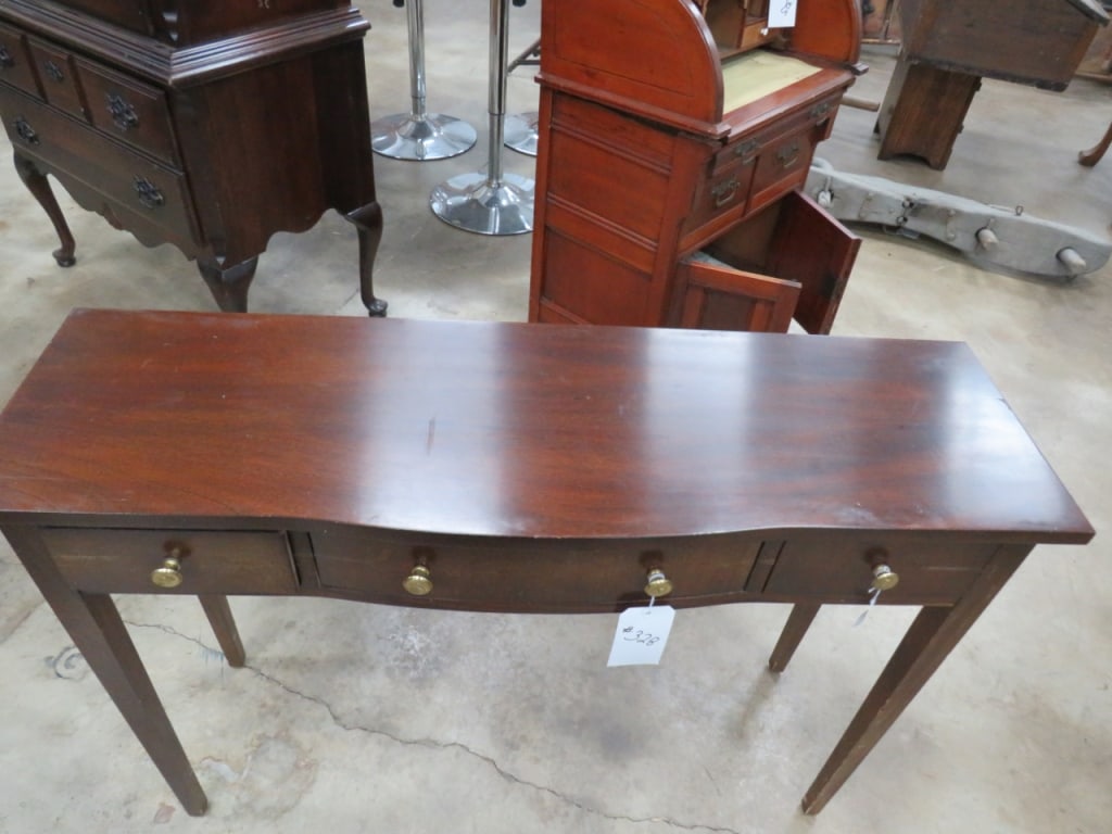 Walnut Sofa Table - 2