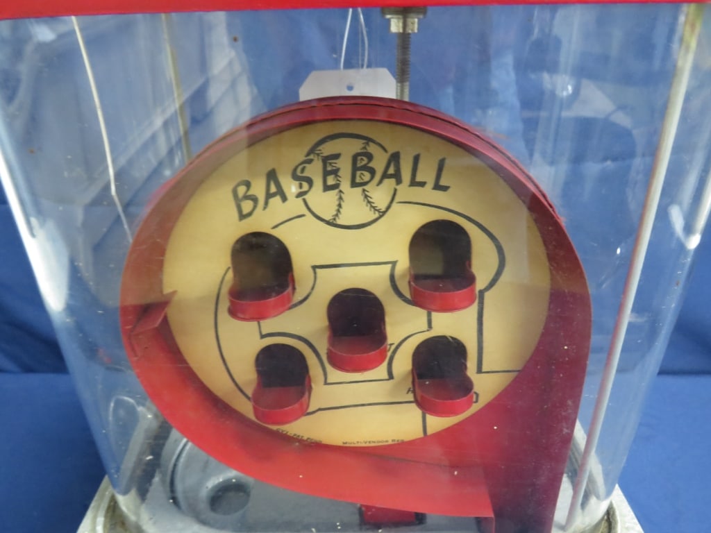 Baseball Gumball Machine-Coin-op - 2