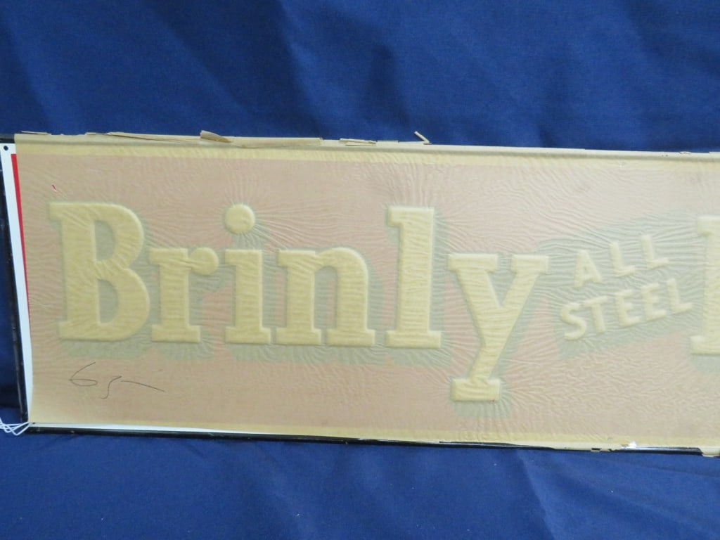 NOS Brinly Plows Sign - 2