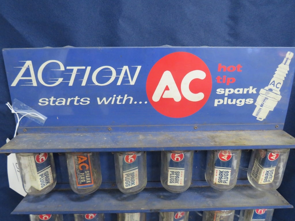 AC Hot Tip Spark Plug Display Rack - 2