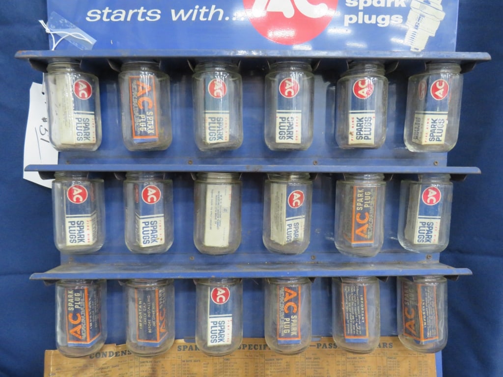 AC Hot Tip Spark Plug Display Rack - 3