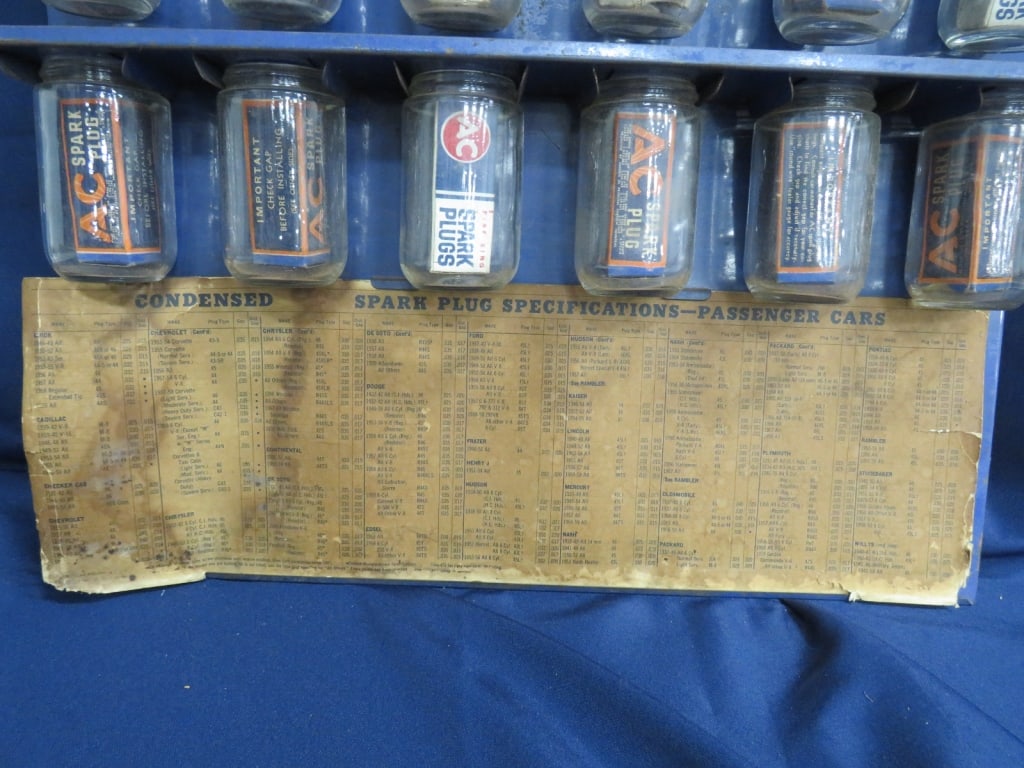 AC Hot Tip Spark Plug Display Rack - 4