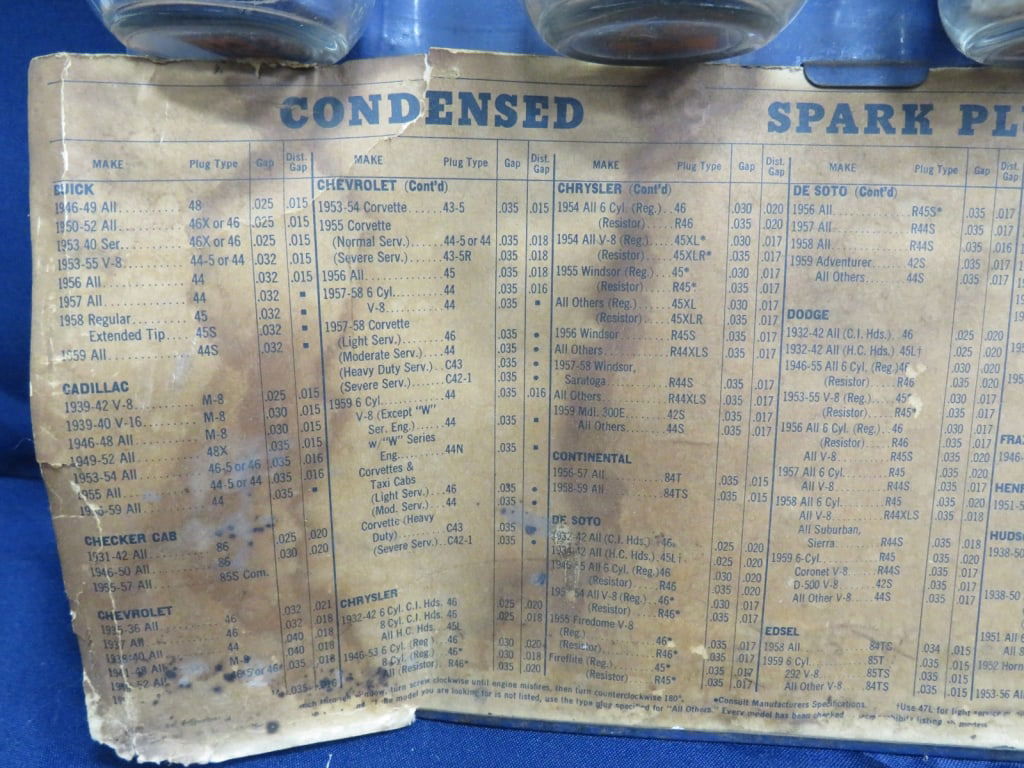 AC Hot Tip Spark Plug Display Rack - 5