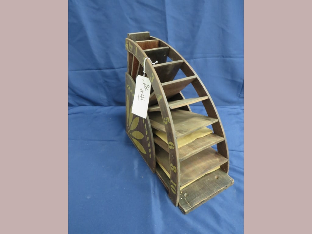 Mack's Fancy Bag Rack Store Display: Good condition/color 15 x 8 x17