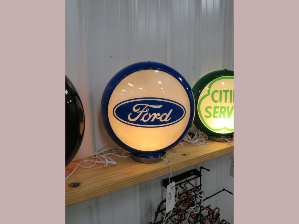 Ford Gas Pump Globe - 2