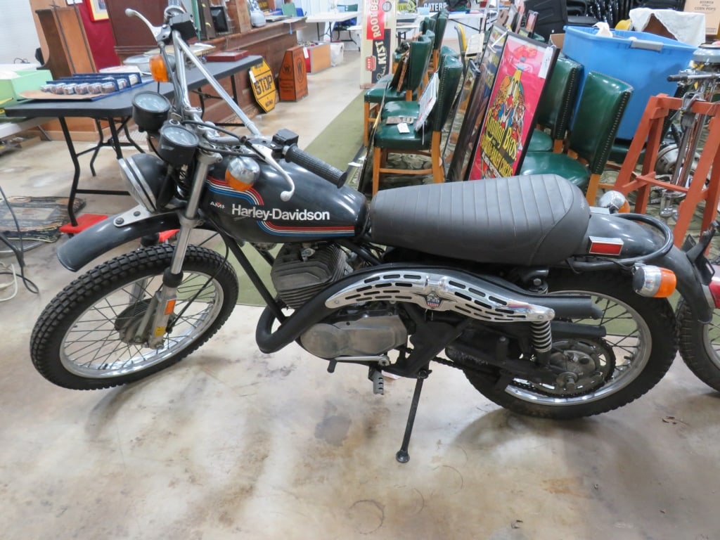 AMF Harley Davidson SX250 Motorcycle: 7,360 miles