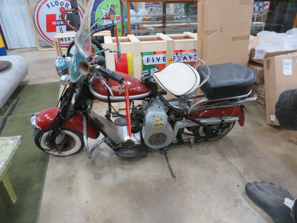 1956 Cushman Eagle: Nice condition, Good paint, Runs