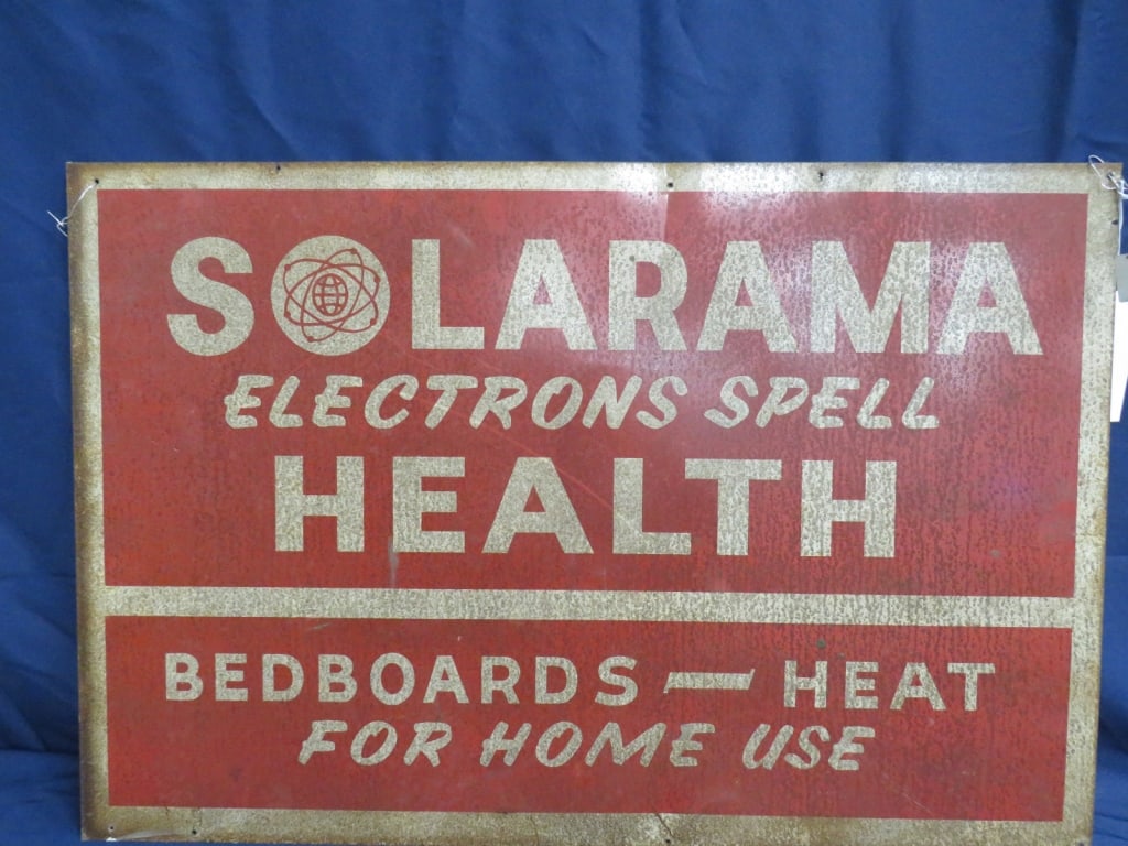Solorama Health Sign: SS, metal, Bedbrds-Heat Home use 24 x 36