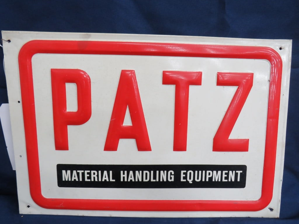 Pat+A1:A62z Equipment Sign: Embossed, Good color 12 x 18