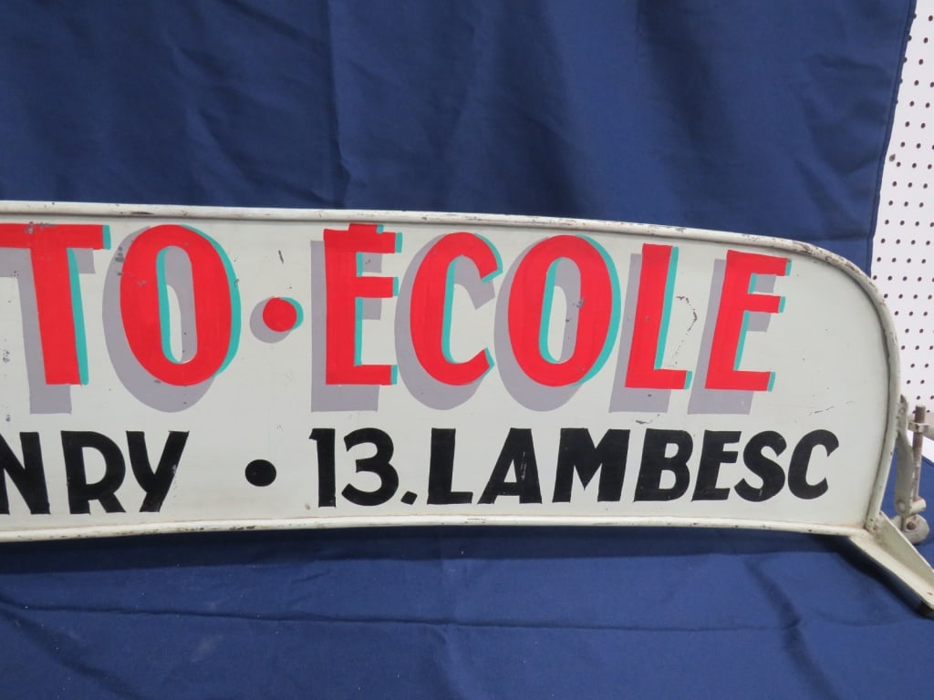 French Auto Driver's School Sign - 4