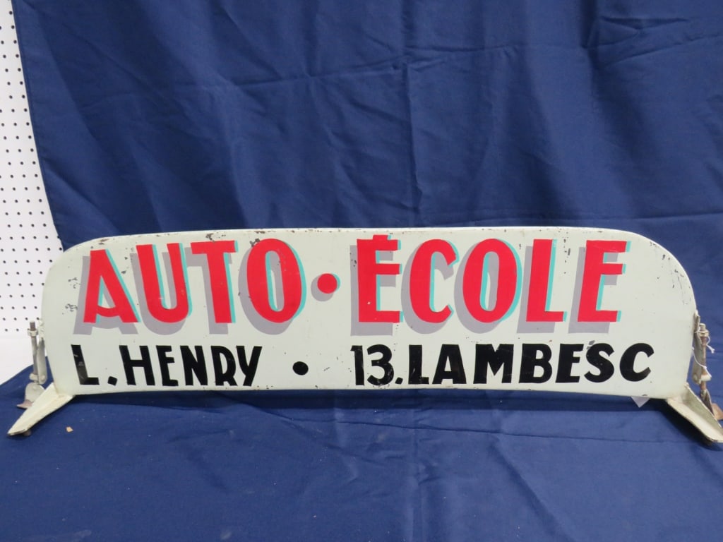 French Auto Driver's School Sign - 5