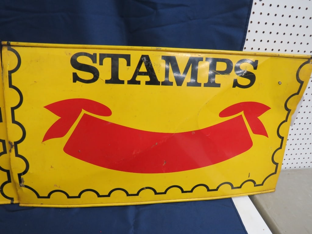 2 pc DS Top Value Stamps Sign - 3