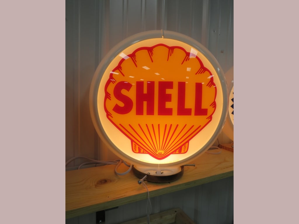 Shell Gas Pump Globe - 2