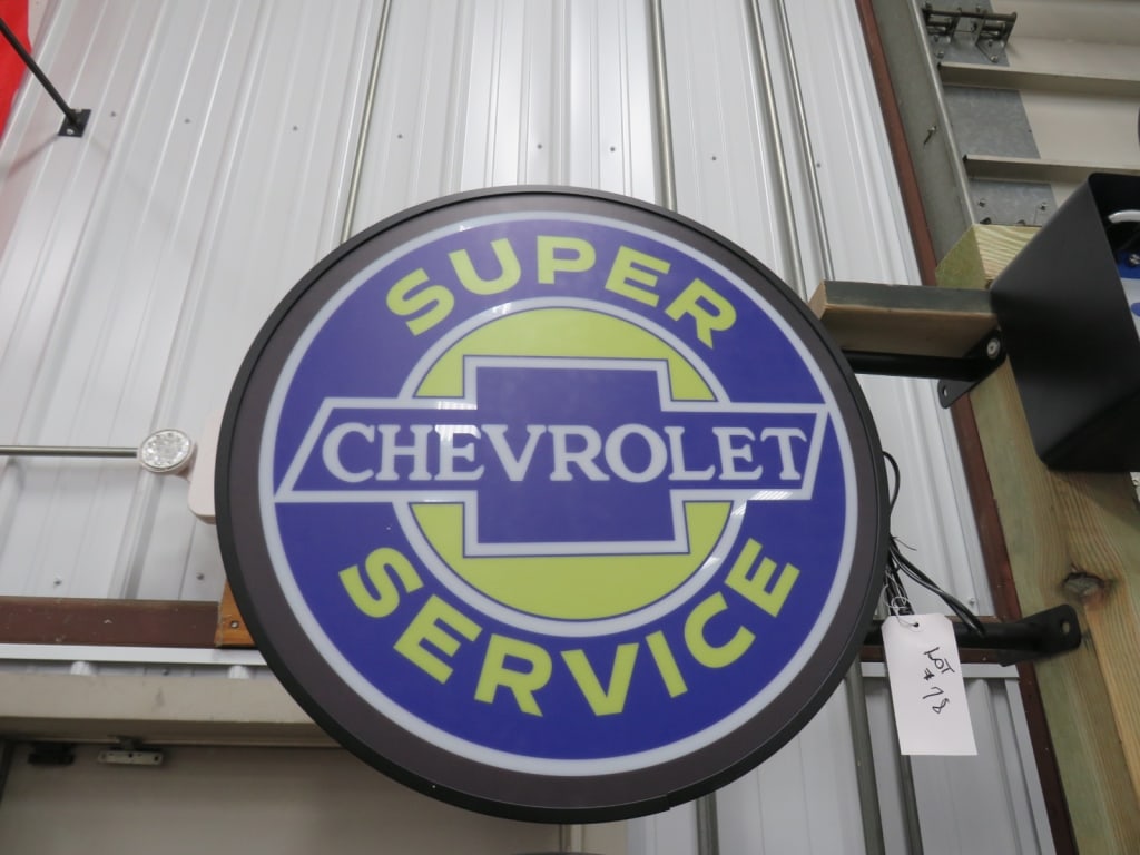 DS Chevrolet Super Service Wall mount Sign: 24"