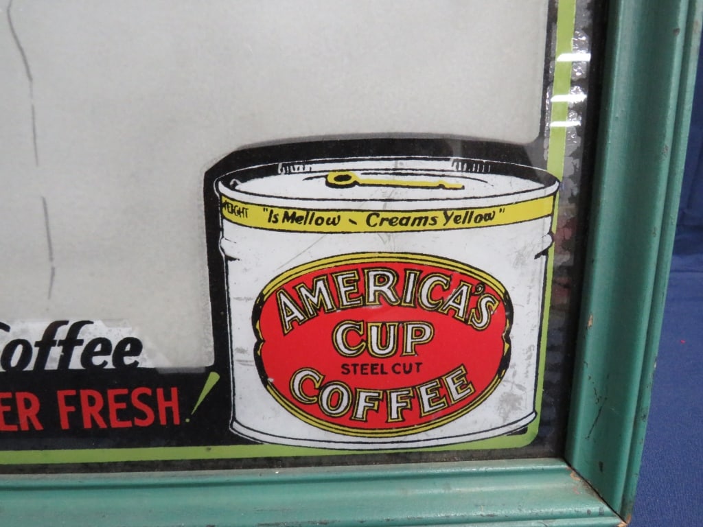 Lighted American Cup Coffee Store Display - 3