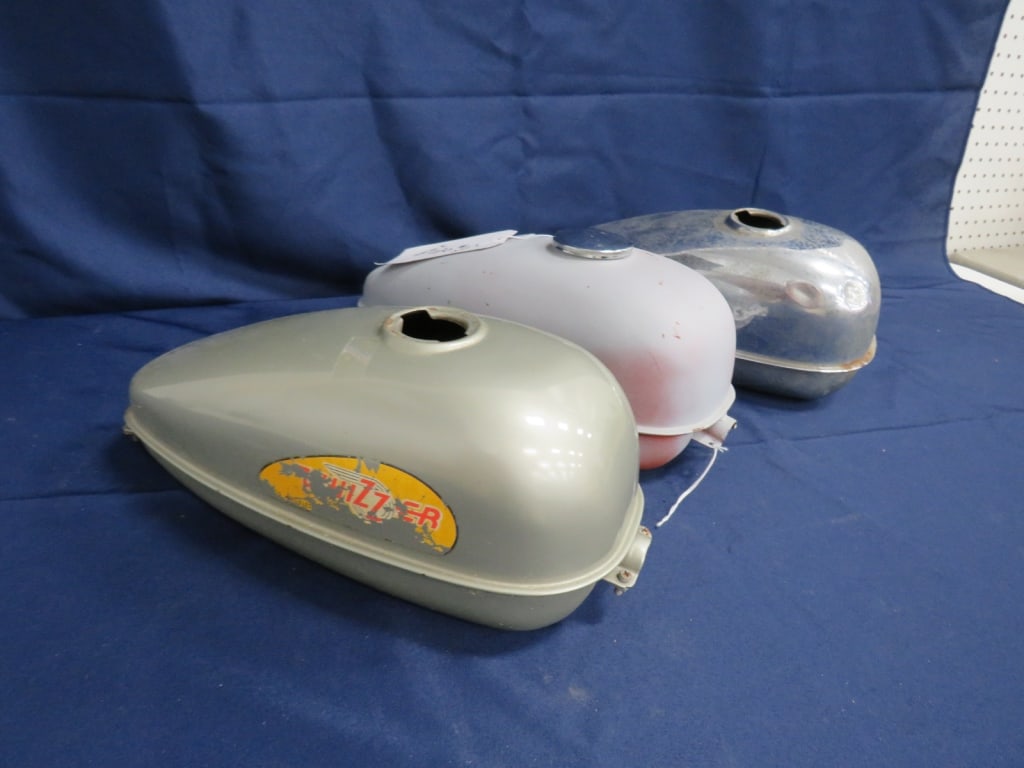 3-Whizzer Gas Tanks: 6 x 15 x 6 1-w/ lid