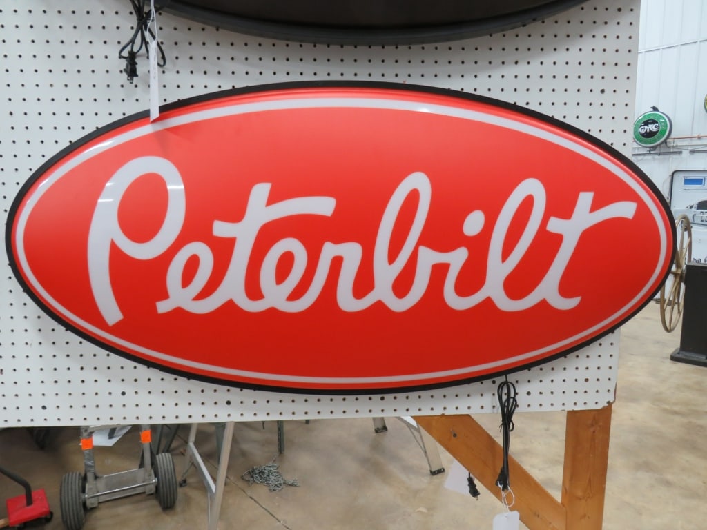 Oval LED Peterbilt Sign - 2