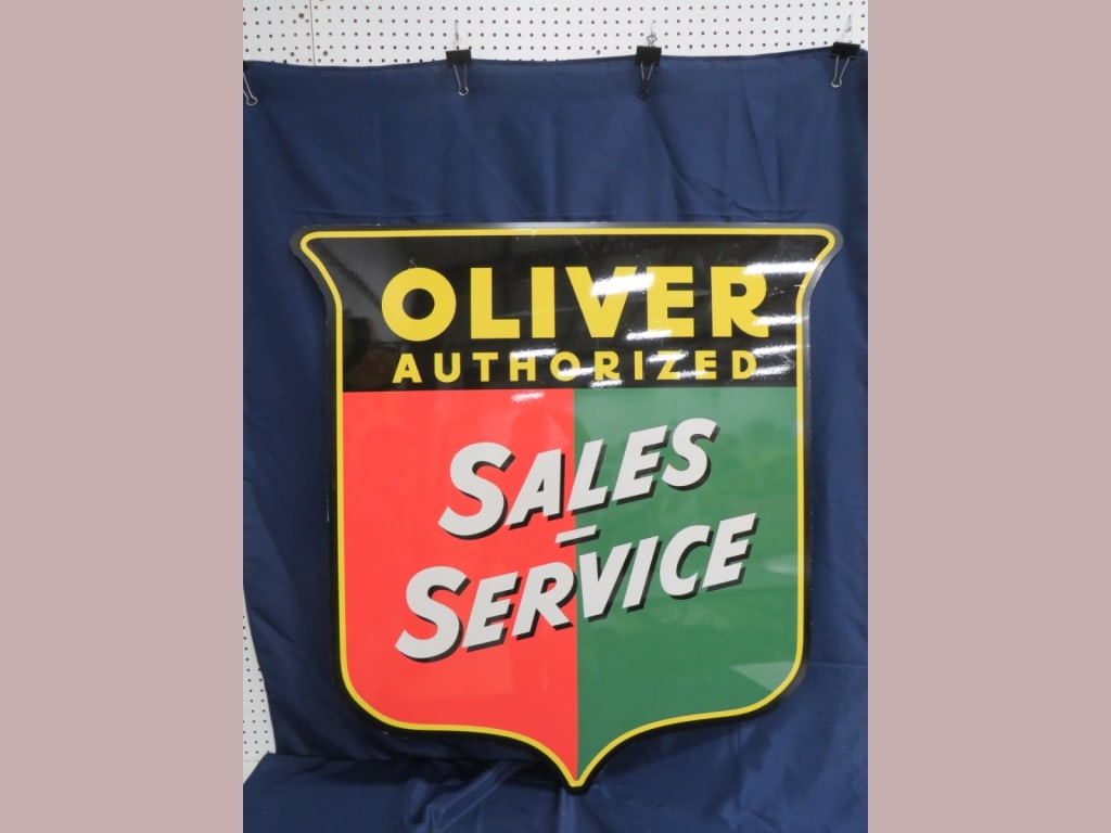 Oliver Authorized Sales and Service Sign: Aluma panel 48 x 46