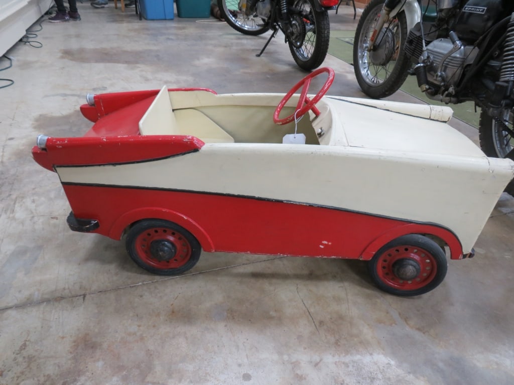 Versa Wood Pedal Car from France: 23 x 46 x 15 Complete
