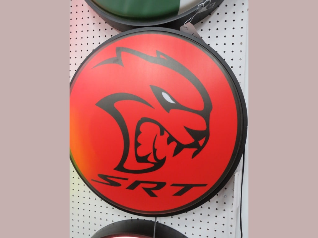 Dodge Hellcat LED SS Sign - 3