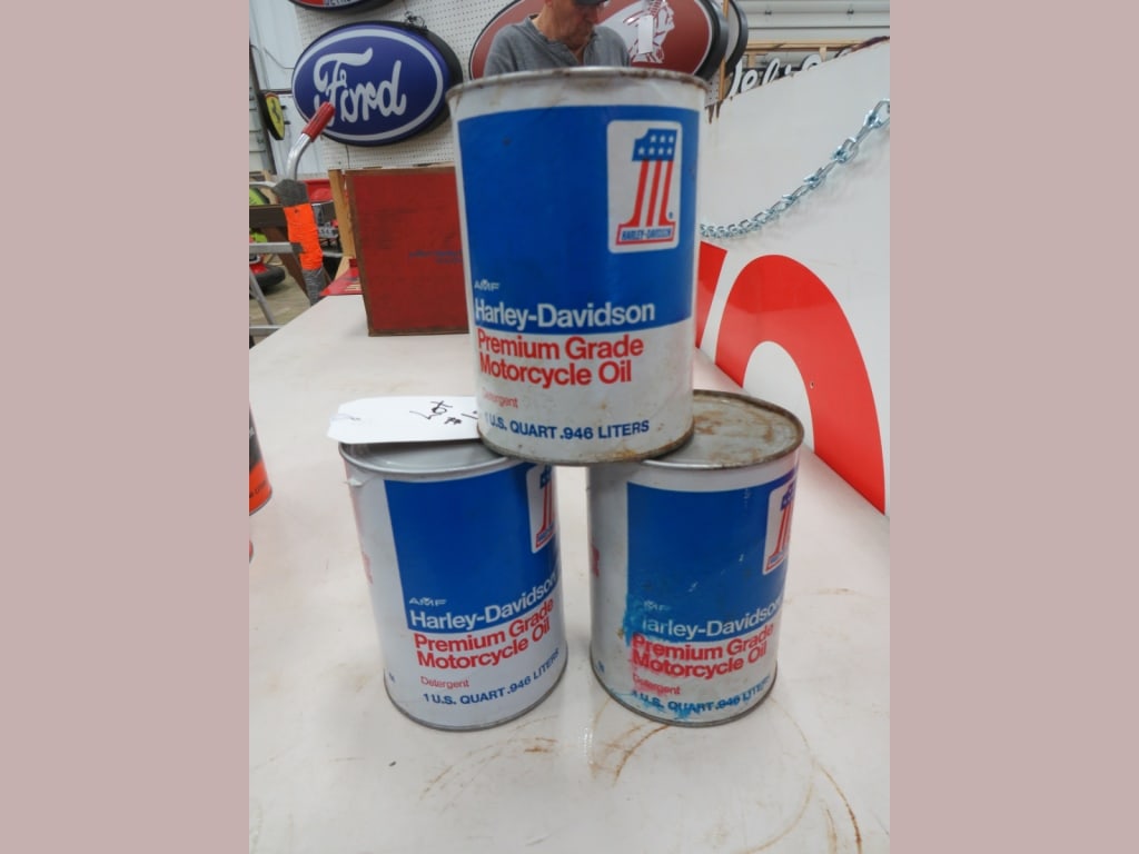 3 qts.-AMF Harley Davidson Premium Grade Motor Oil: 40W