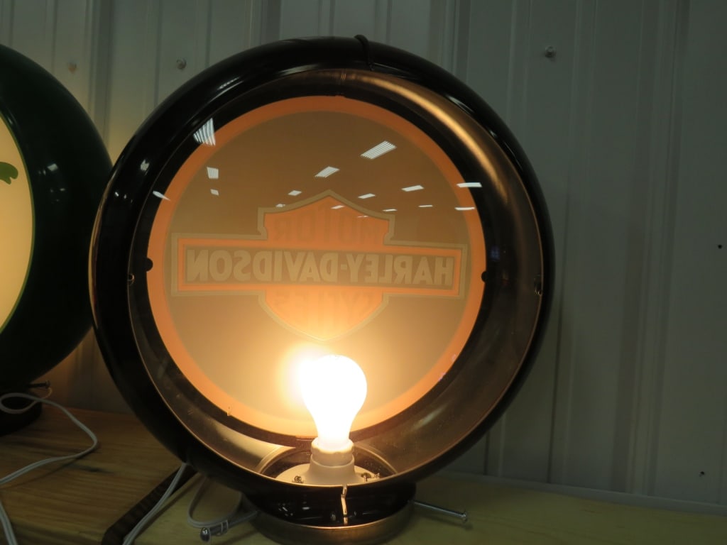 SS Harley Davidson Gas Pump Globe - 2