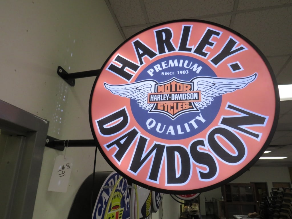 DS Harley Davidson LED Wall mount Dealer Sign: 24"