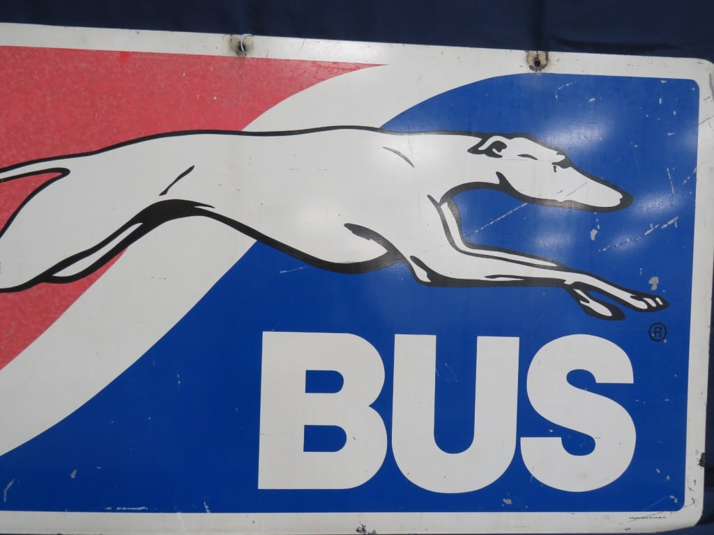 DS Greyhound Bus Sign - 2