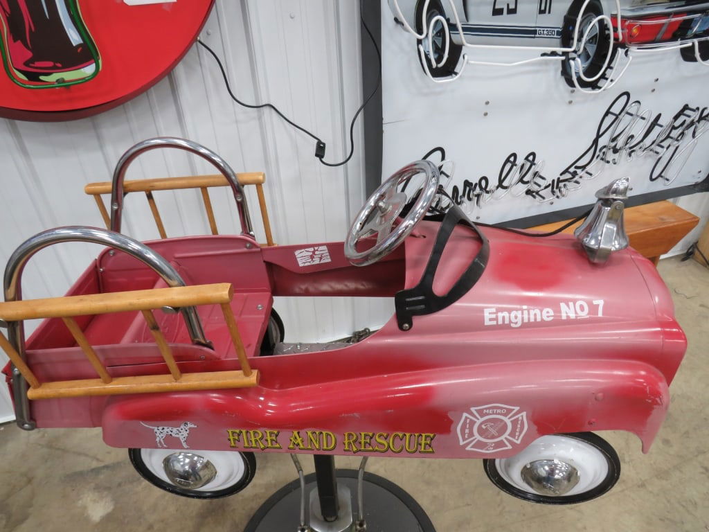 Child's Fire Engine Barber Chair - 2