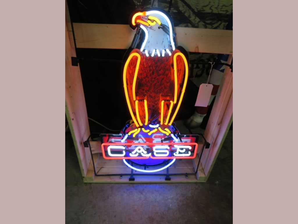 Neon Tri-color Case Window Sign: 34 x 24