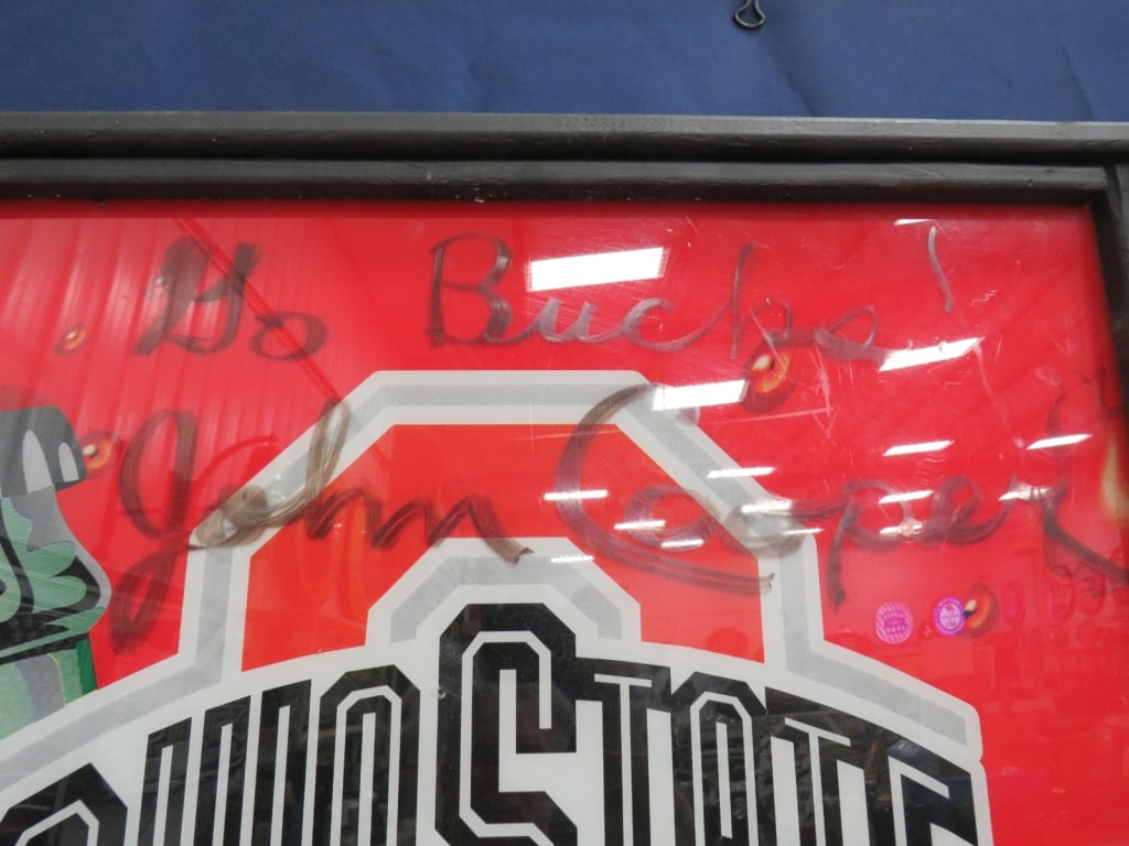 Framed Coca-Cola OSU Sign - 2
