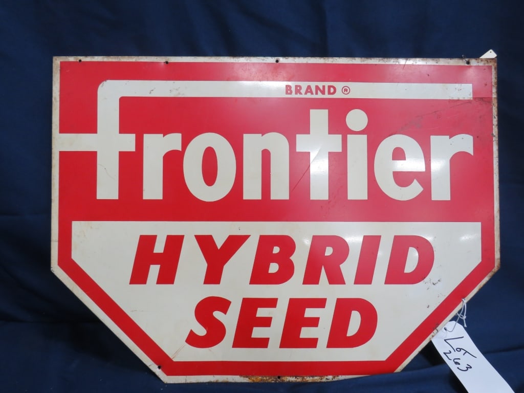 Frontier Hybrid Seed Sign: Metal 17 x 24