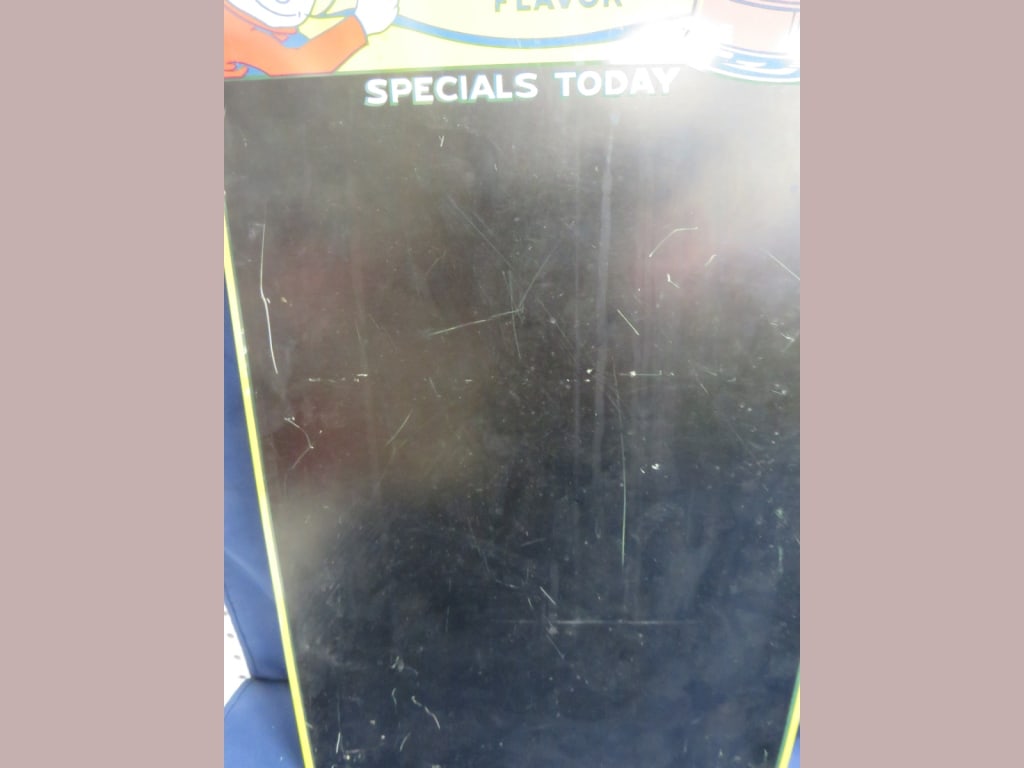 HTF Kayo Chocolate Drink Store Chalkbrd - 3