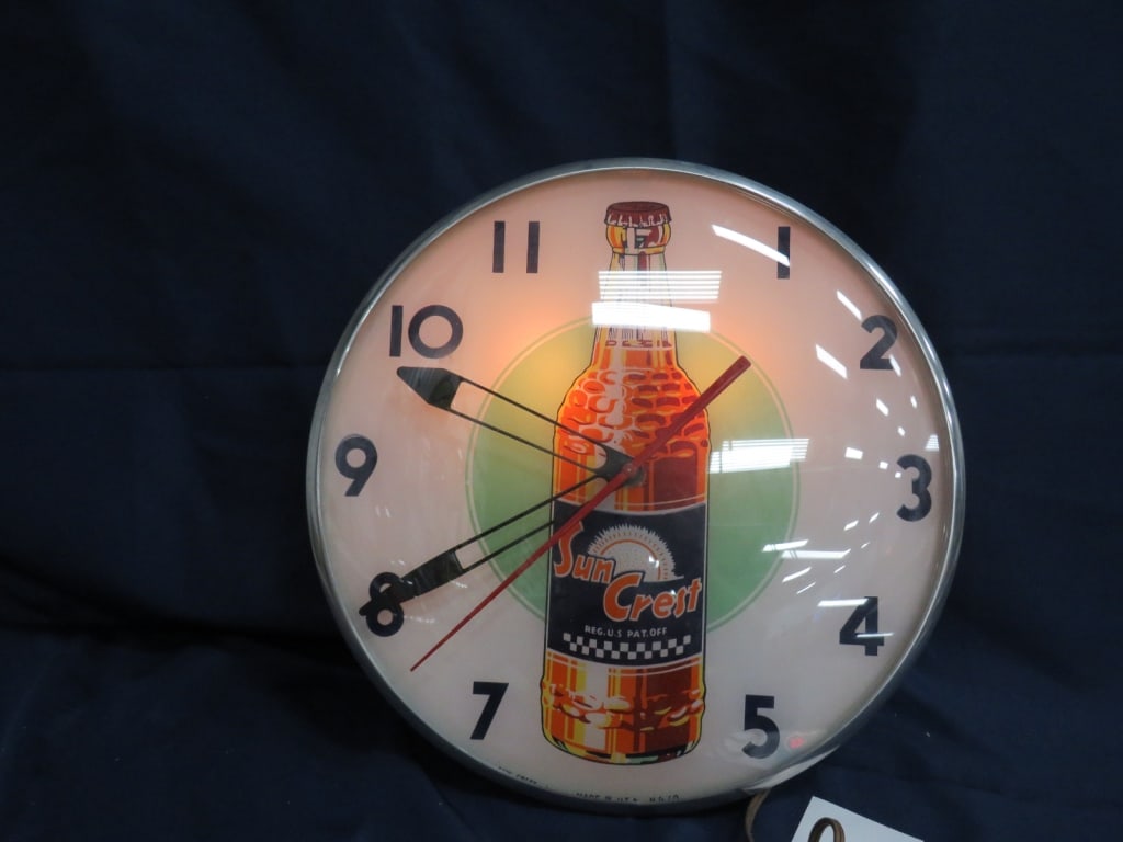 Sun Crest Orange Soda Clock - 2