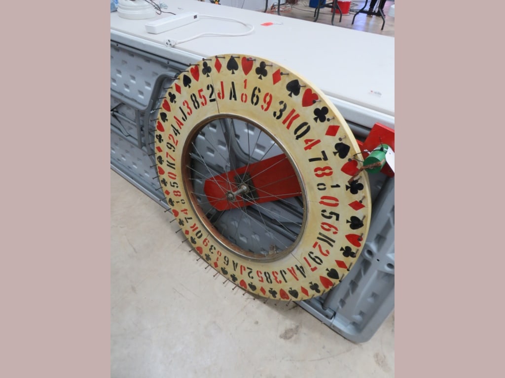 Street Fair Gambling Wheel w/ Stand (1 of 3)