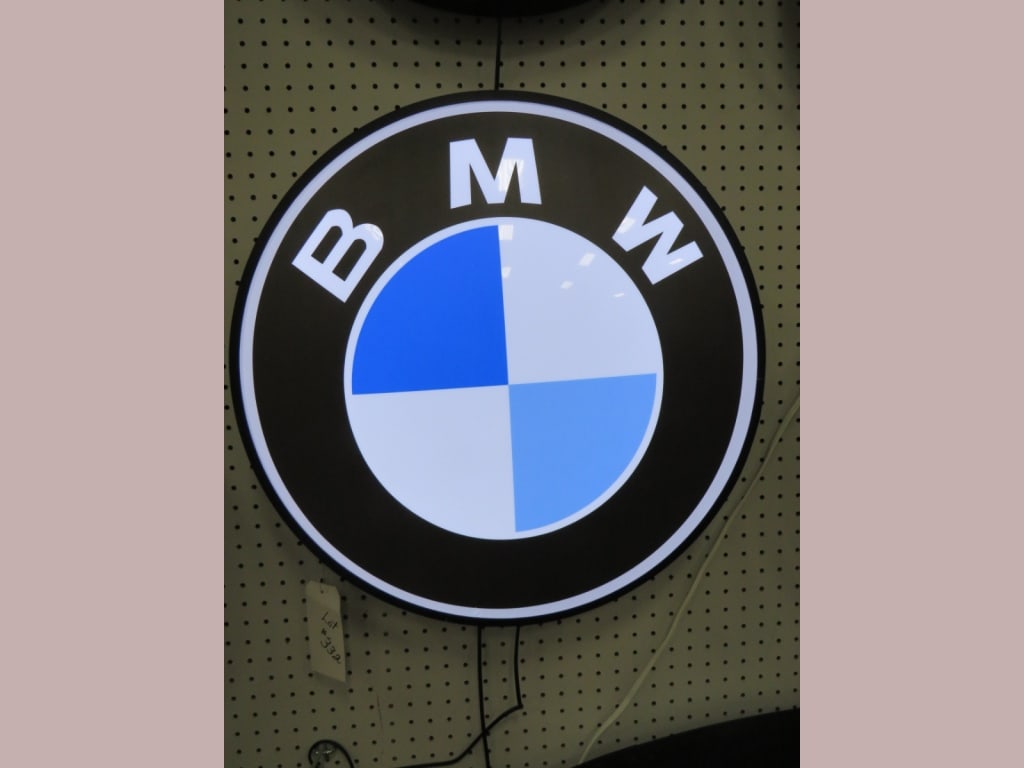 24" BMW LED Store Sign: A great addition to any collection!