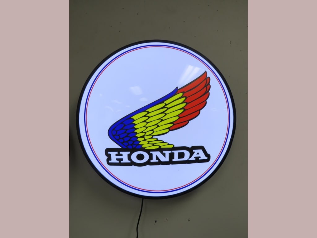 LED Honda-Wing Lighted Dealer Sign: 24"