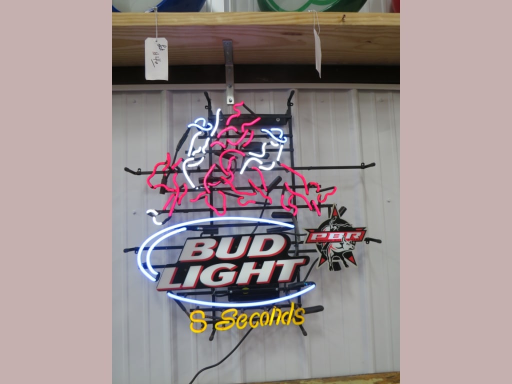 Four-color Neon Bud Light Window Sign (1 of 4)