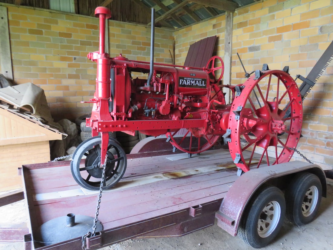 Farmall #12 w. Buzzsaw & Trailer: All 3 sell together as a package.