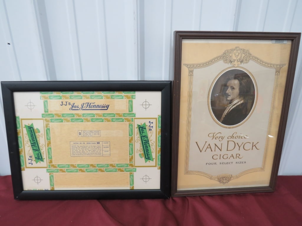 2 pcs of Framed Cigar Advertising (1 of 4)
