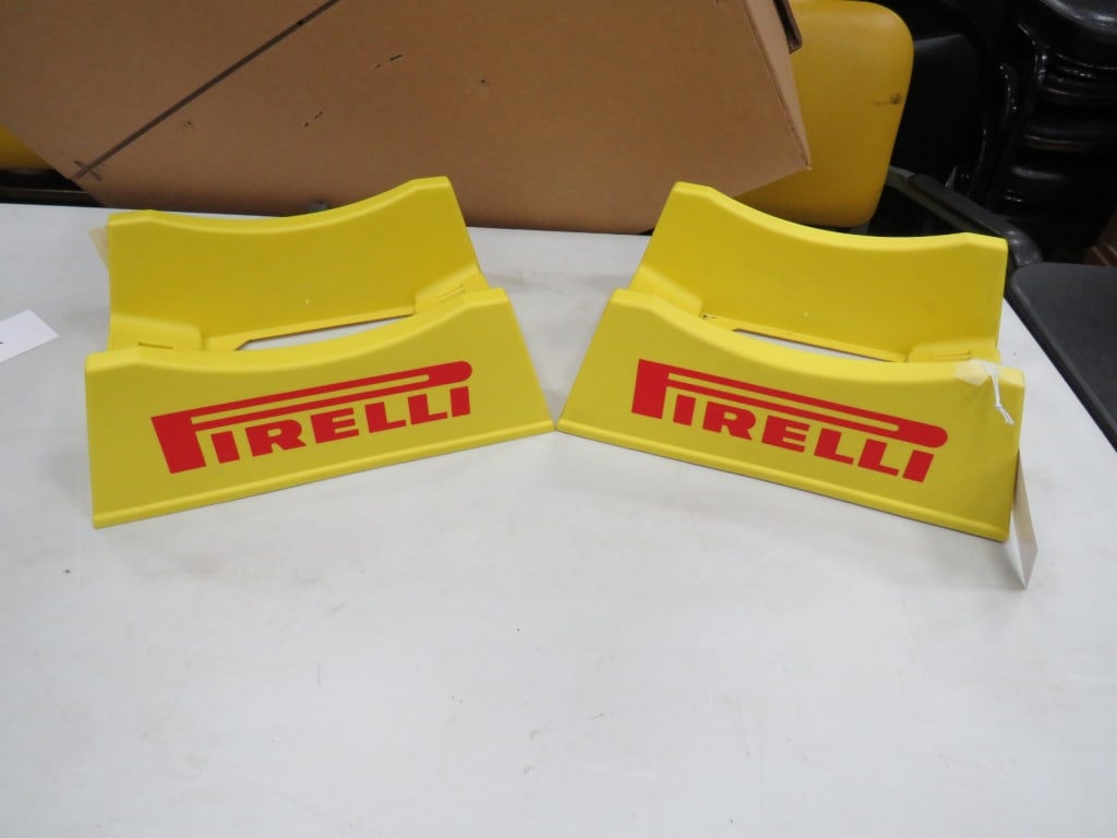Pair of Firelli Tire Displays: 5x13x10
