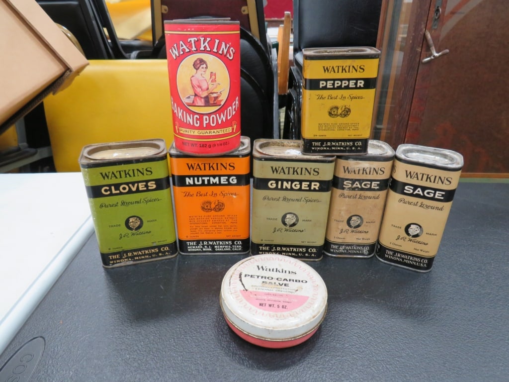 8 Watkins Items: A nice Addition to Any Collection!