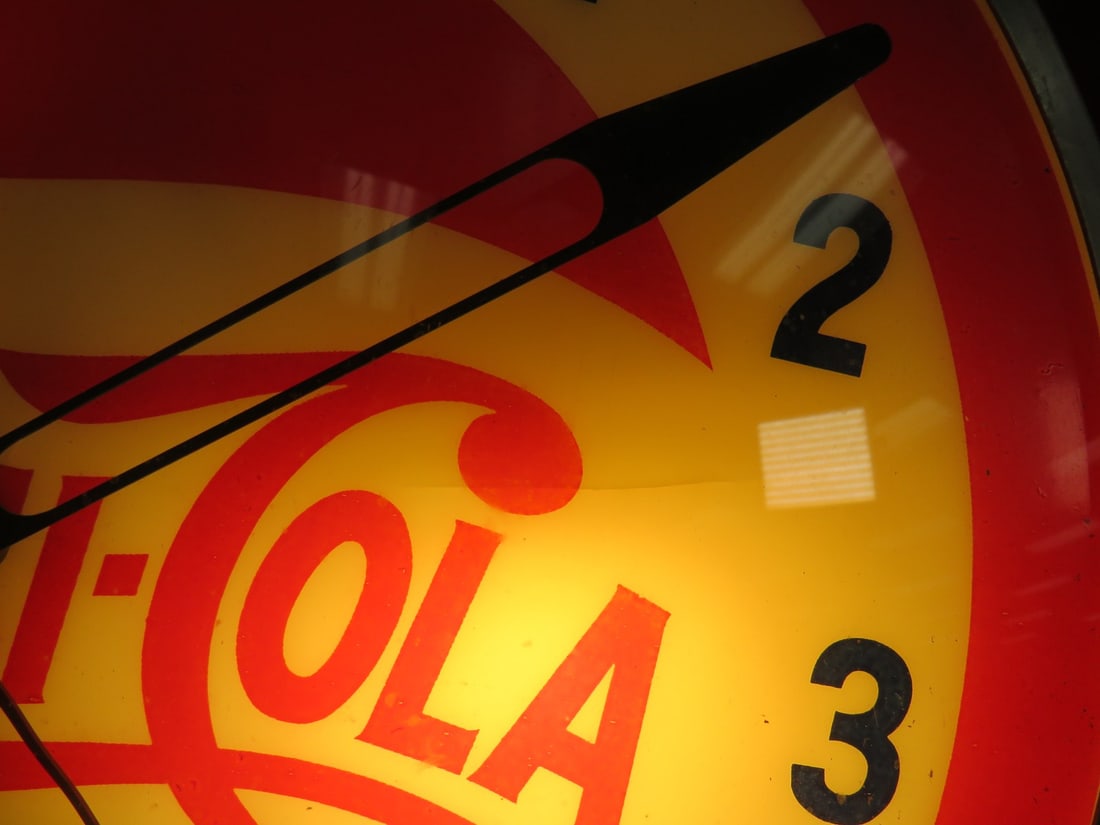 Pepsi-Cola Advertising Clock - 4