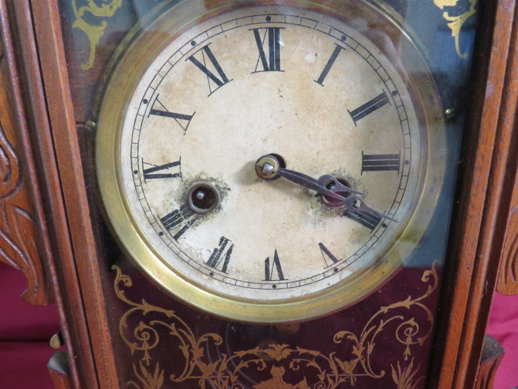 Oak Shelf Clock - 4